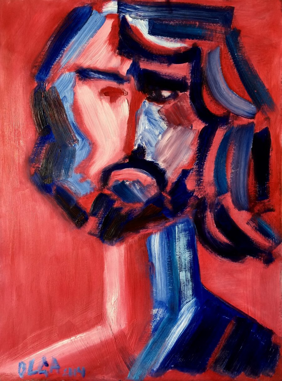 Head of Christ (Veronica’s veil)-1 painting | by Olga Bakhtina