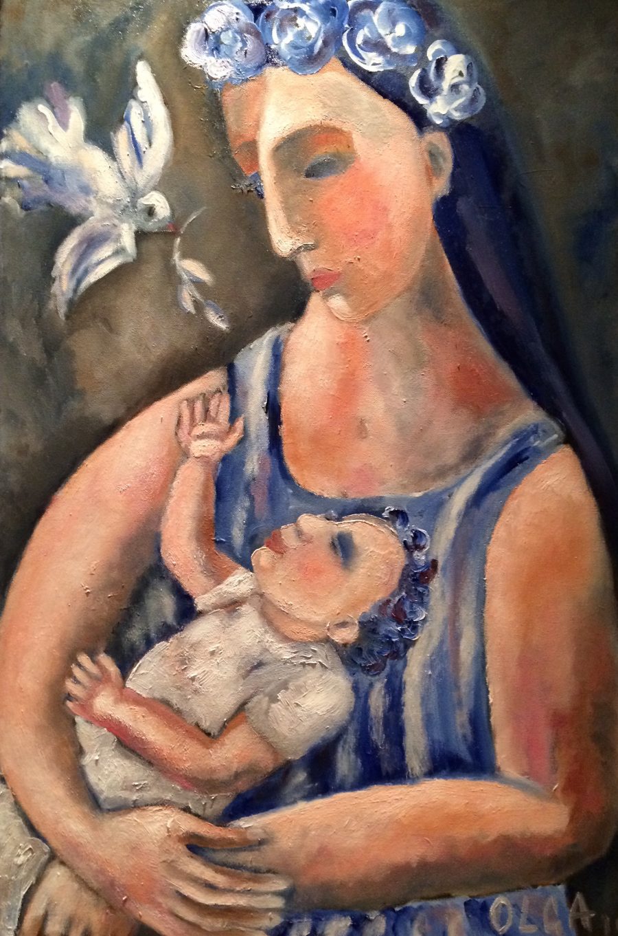 Madonna and child painting | by Olga Bakhtina