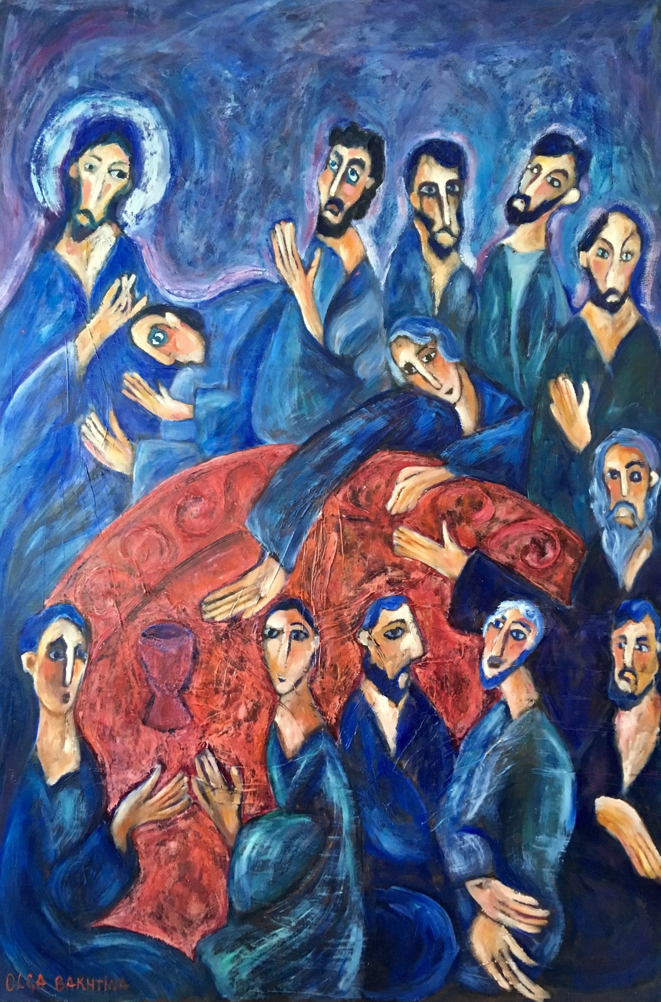 The Last Supper painting | Olga Bakhtina