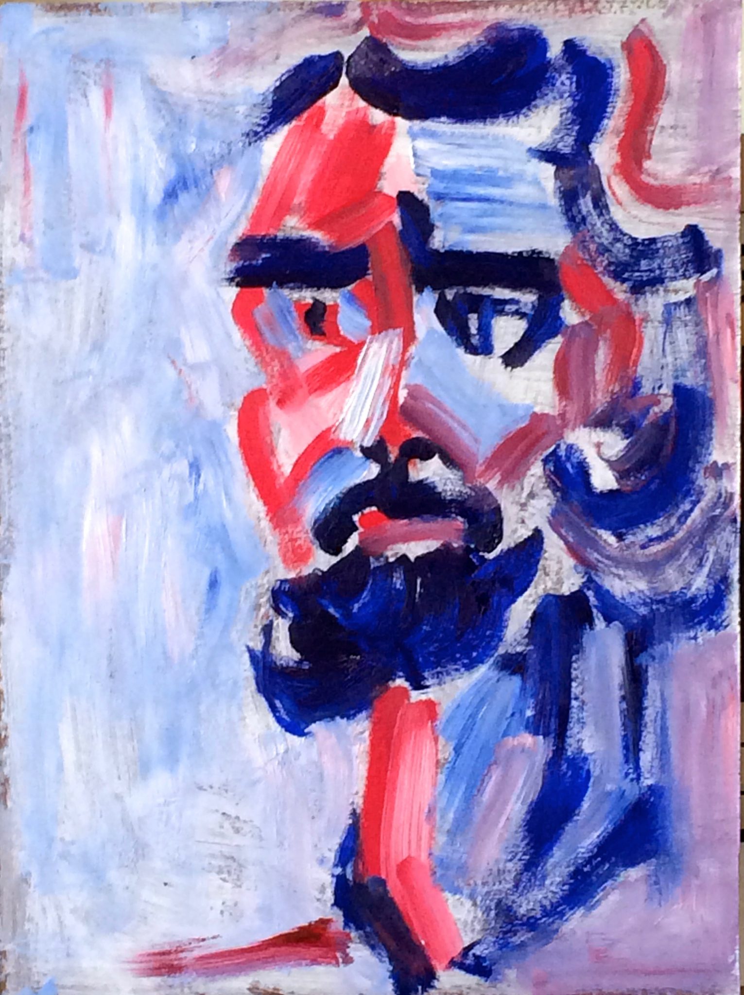 Head of Christ (Veronica’s veil) -2 painting | by Olga Bakhtina